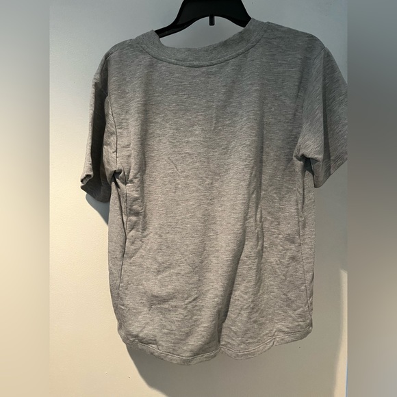 SALE 💚 $9 
Grey 3 Piece Lounge Set plus added waffle tan crop shirt - Picture 4 of 16